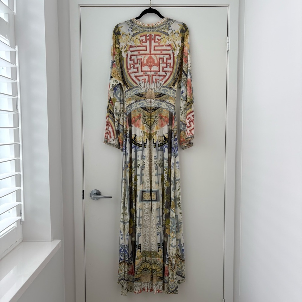 NWOT Camilla Round Echoes of Erhu Maxi Dress S M - Picture 5 of 16